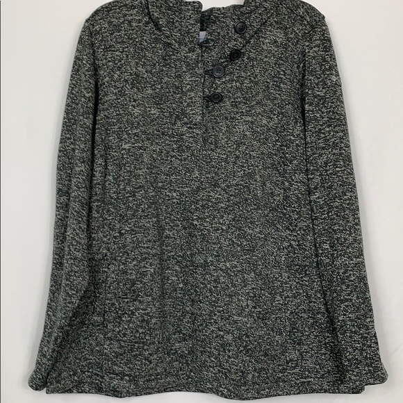 Columbia Sweaters - Columbia black/grey hooded sweater size 2X